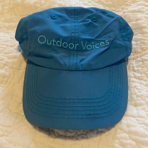 blue Outdoor Voices hat